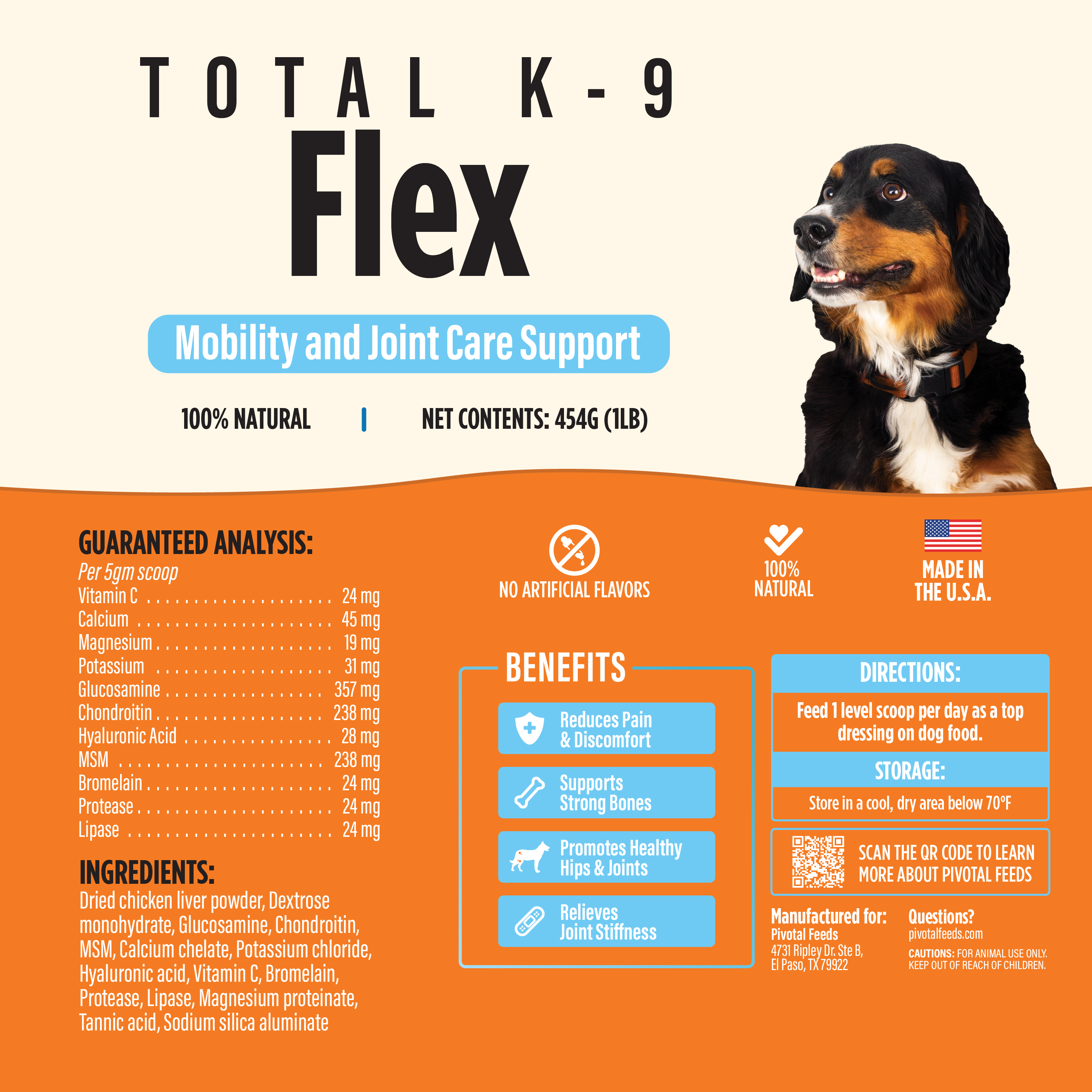 Total K-9 Flex (180 Servings*)