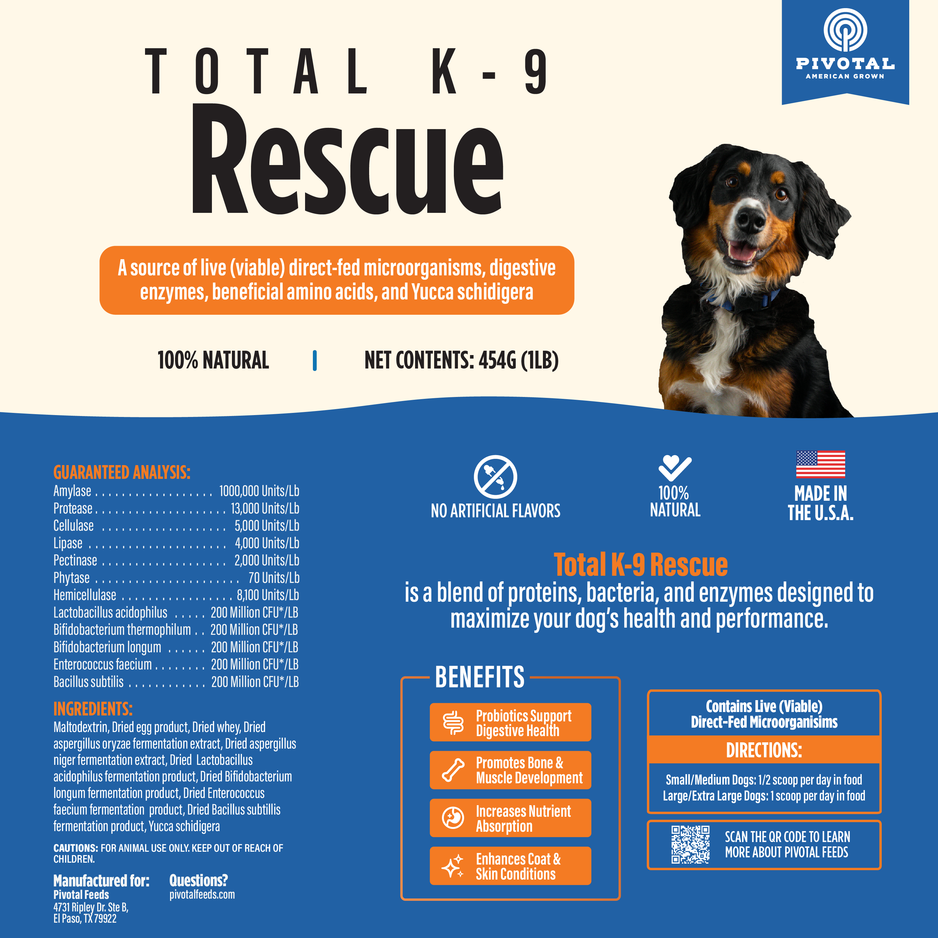 20% Off Total K-9 Rescue (180 Servings*)