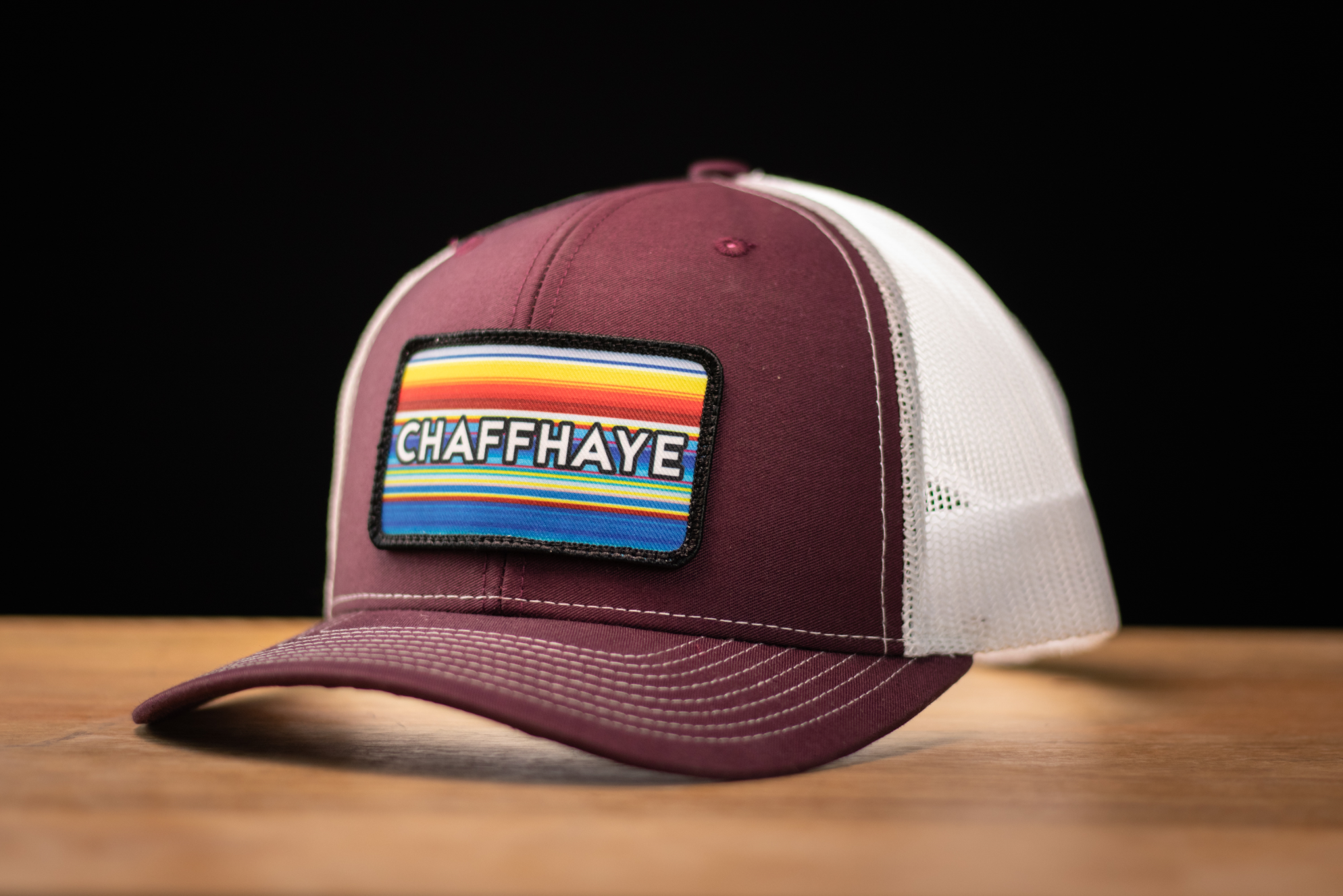 Maroon Sarape Snapback Trucker Hat