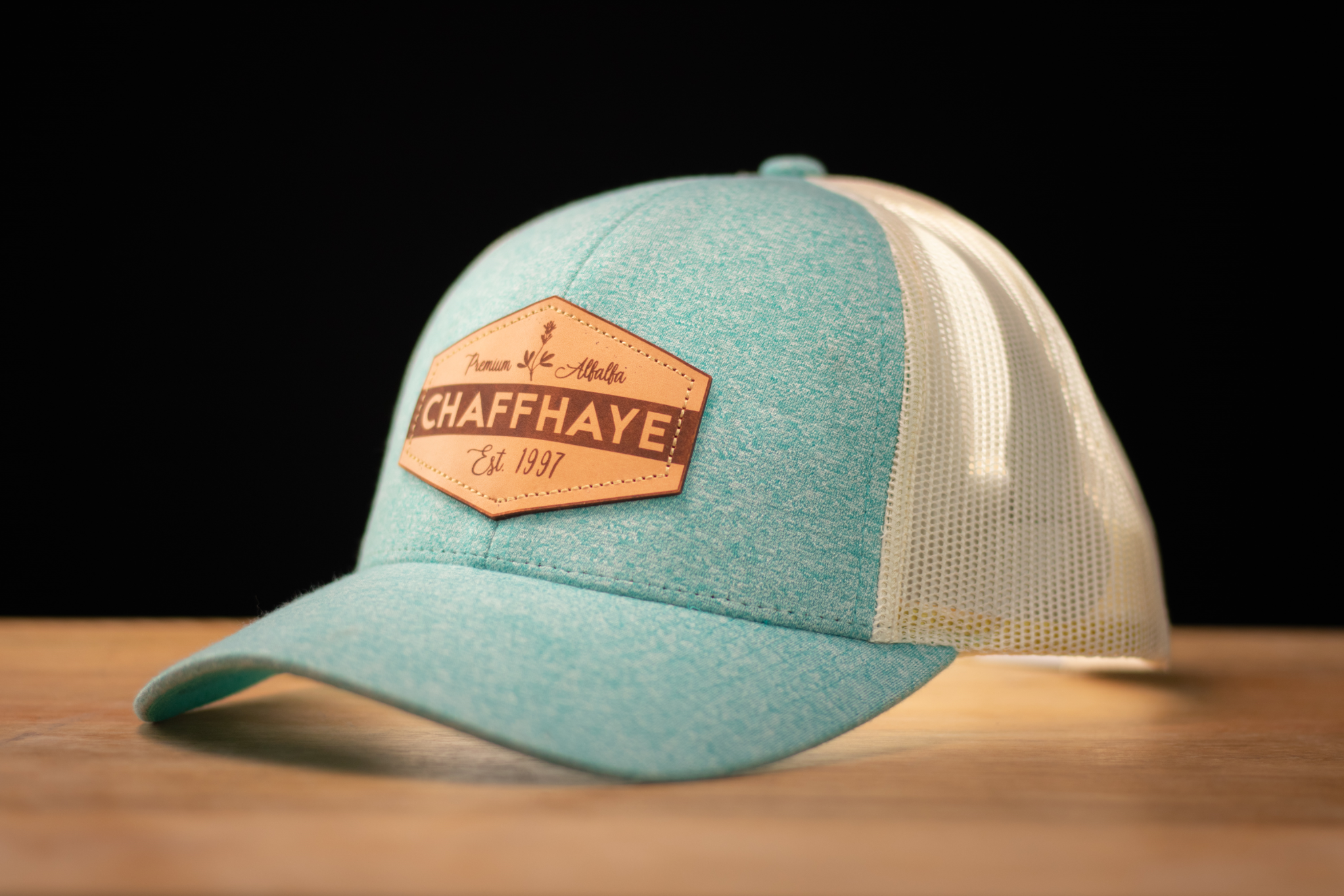 Teal Chaffhaye Hat