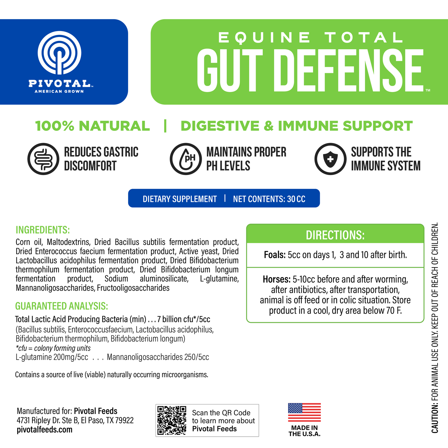 Equine Total Gut Defense