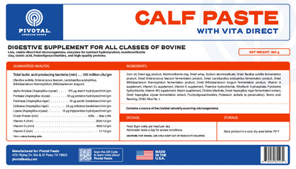 Calf Paste: Advanced Immune &amp; Nutrient Support for Newborn Calves