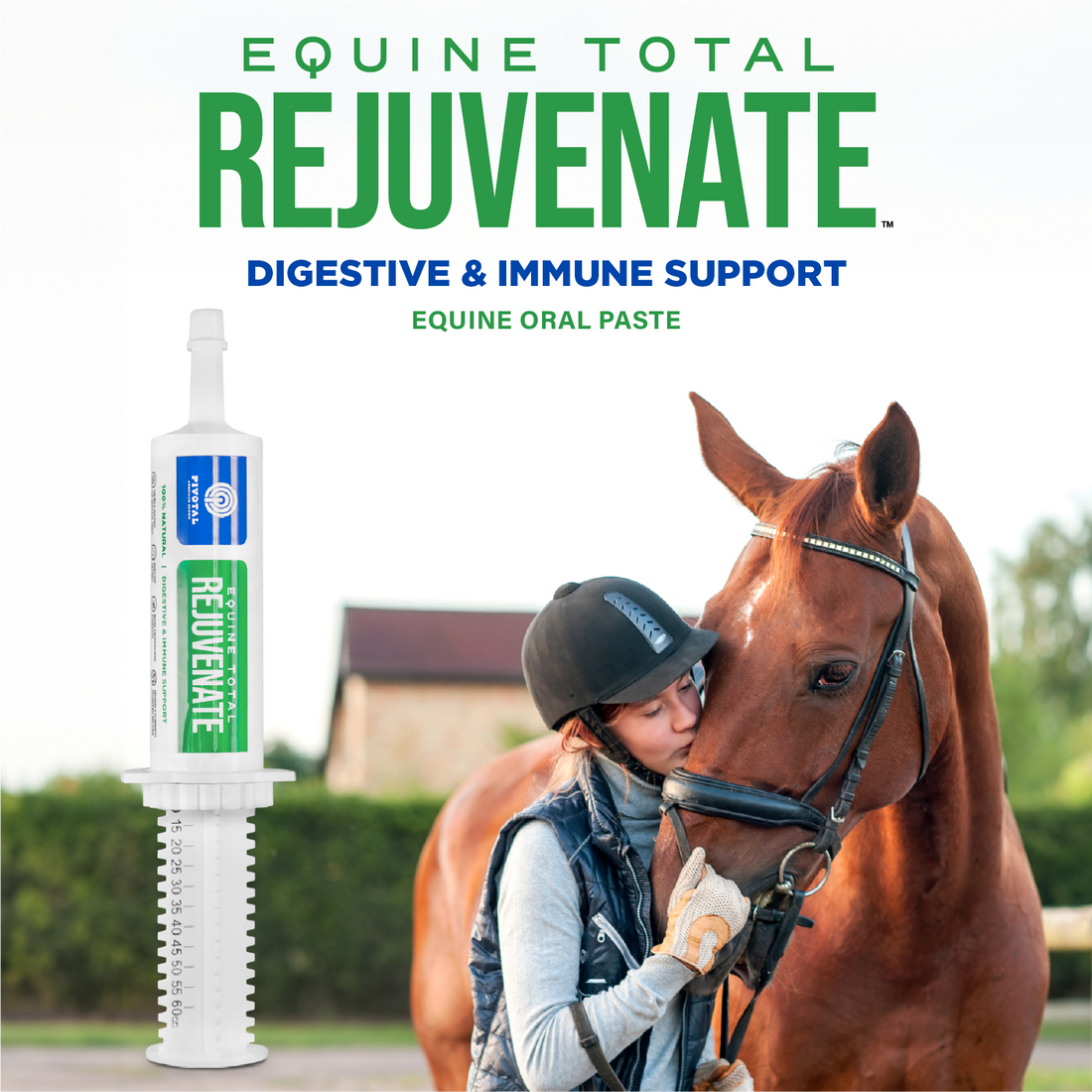 Buy one Equine Total Rejuvenate, Get one Equine Total Gut Defense HALF OFF!